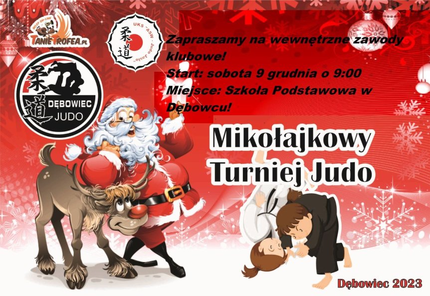 Mikołajkowy turniej judo w Dębowcu