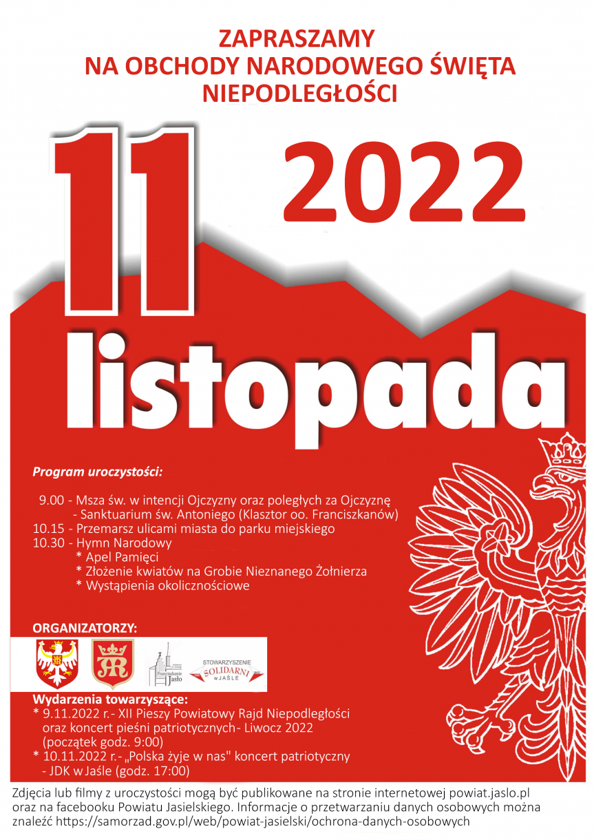 Obchody Narodowego Święta Niepodległości w Jaśle