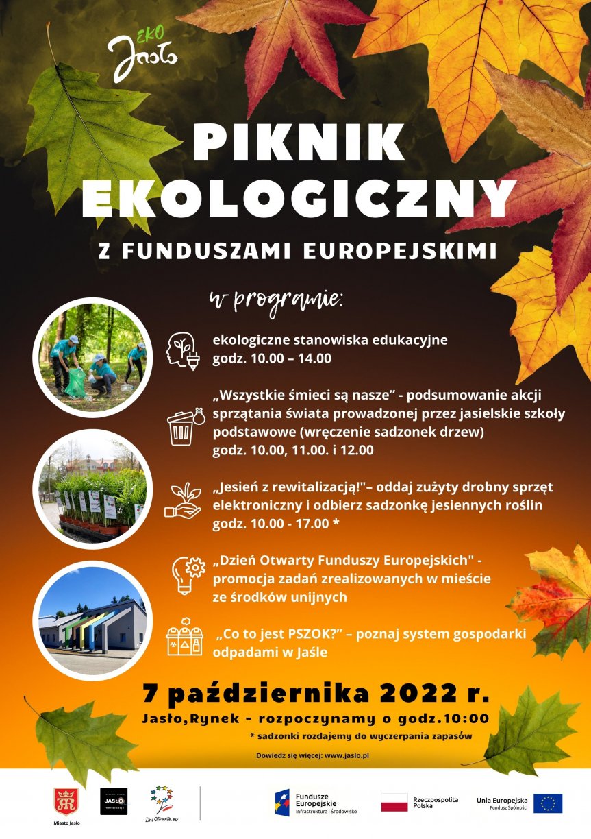 Piknik ekologiczny z funduszami europejskimi w Jaśle