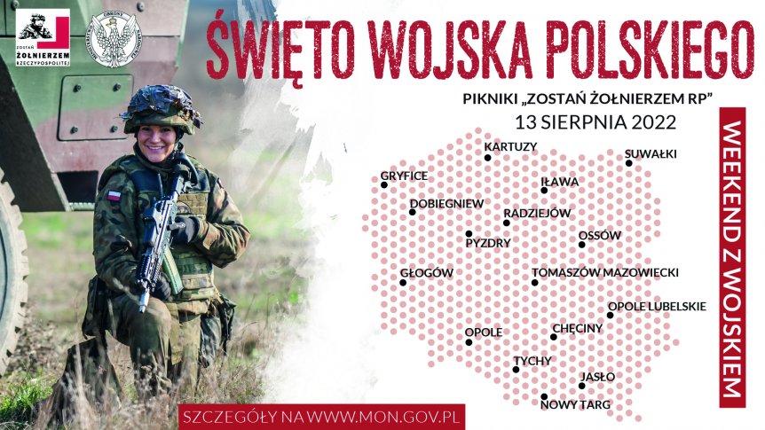 Piknik wojskowy w Jaśle z okazji Święta Wojska Polskiego