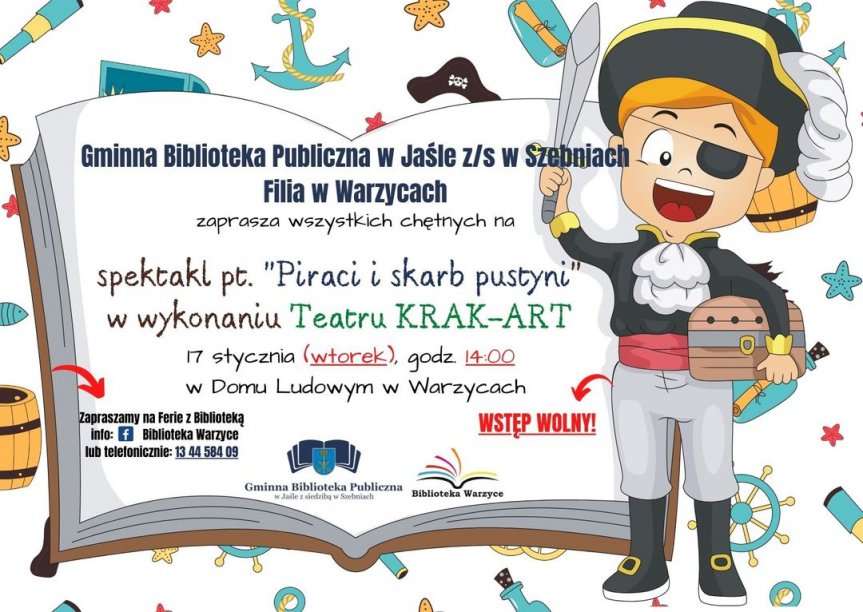 Spektakl "Piraci i skarb pustyni" w Warzycach