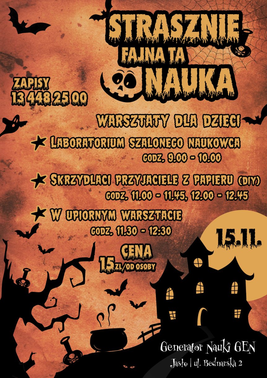 "Strasznie fajna ta nauka" - warsztaty dla dzieci