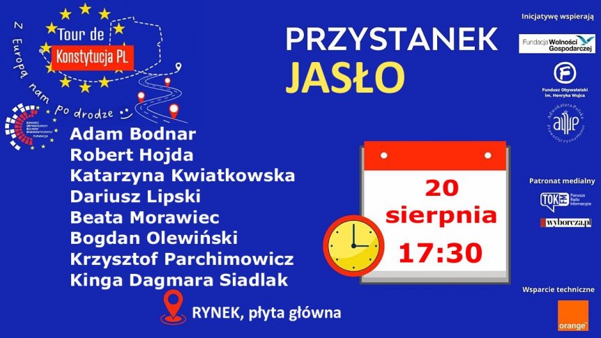 Tour de Konstytucja - Przystanek Jasło