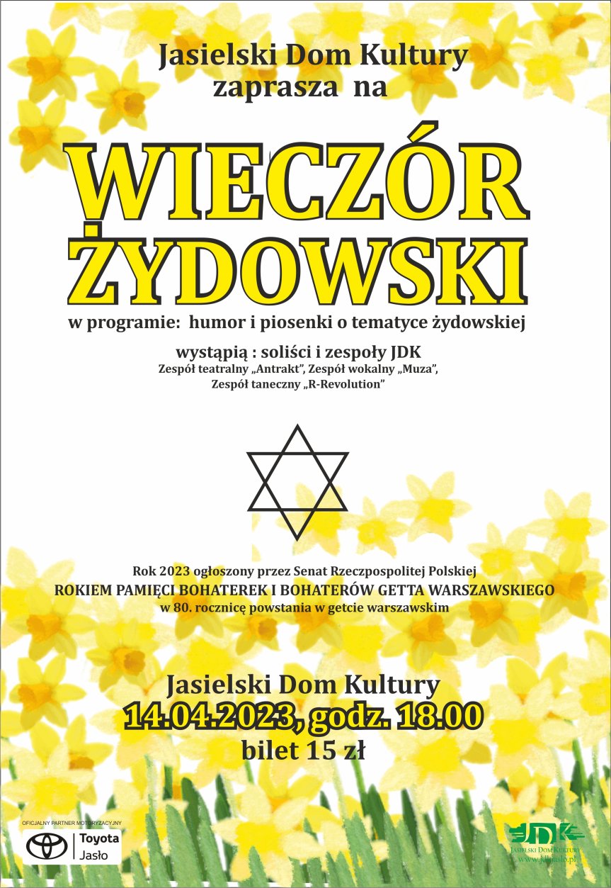 Wieczór Żydowski w JDK