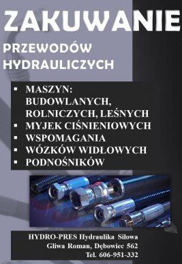 Przewody hydrauliczne