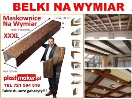 Belki dekoracyjne sufitowe, lamele, maskownice  
