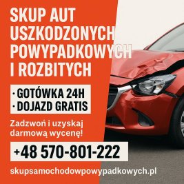 Skup aut uszkodzonych Jasło /Podkarpackie 