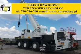 Usługi dźwigowe dźwig 80 ton załadunek rozładunek 