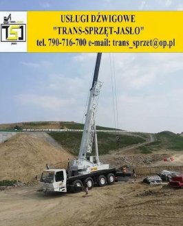 Usługi dźwigowe wynajem dźwigów  130 ton