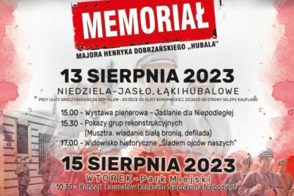 13 i 15 sierpnia – Memoriał Hubala i Święto Wojska Polskiego