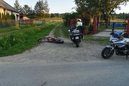 18-latek uciekał przed policją na motocyklu