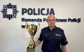 Policjant z Jasła wyróżniony tytułem najlepszego kierownika na Podkarpaciu