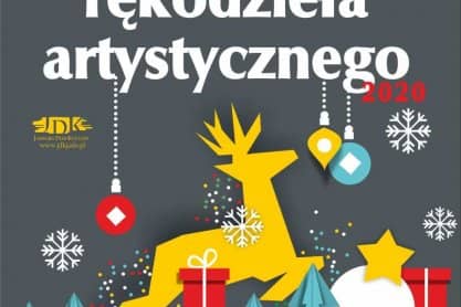 Bożonarodzeniowy kiermasz przed Jasielskim Domem Kultury