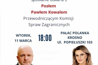 Co czeka Polskę? Spotkanie z Pawłem Kowalem w Krośnie