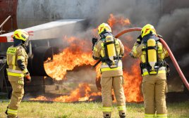 Ćwiczenia służb ratunkowych na lotnisku Rzeszów-Jasionka