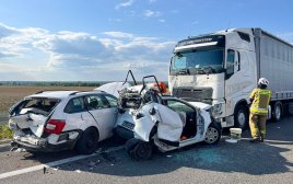 Dramatyczne popołudnie na A4 i S19