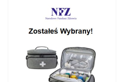 Fałszywe wiadomości mailowe. NFZ ostrzega