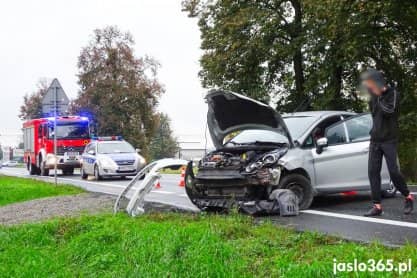 Groźnie wyglądająca kolizja w Krajowicach