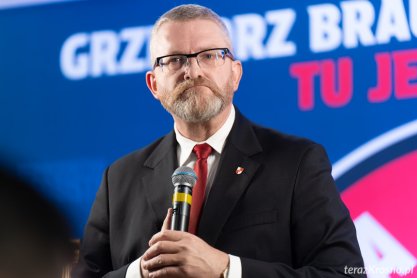 Grzegorz Braun w Krośnie. "Nie będzie centrów integracji - tylko deportacji i repatriacji"