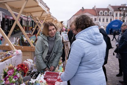 Jarmark polsko-ukraiński na rynku w Rzeszowie