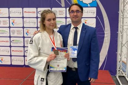Judo. Mistrzostwa Polski juniorek. Brązowy medal Gabrieli Kwaśny