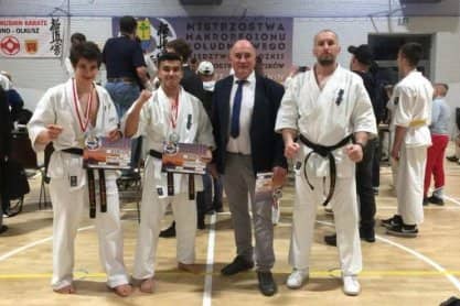 Karate. Medale jaślan w Mistrzostwach Makroregionu Południowego