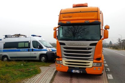 Kierował ciężarówką bez prawa jazdy i był pod wpływem amfetaminy