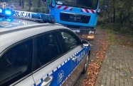 Kierowca ciężarówki po amfetaminie spowodował kolizję i uciekł