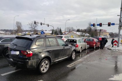 Kolizja w Rzeszowie. Kierująca bmw wjechała w audi