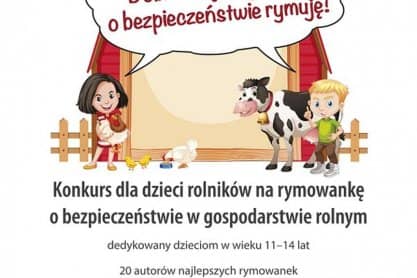 Konkurs na rymowankę dla dzieci rolników 