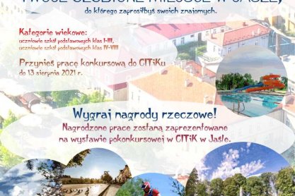 Konkurs plastyczny o ulubionych miejscach w Jaśle