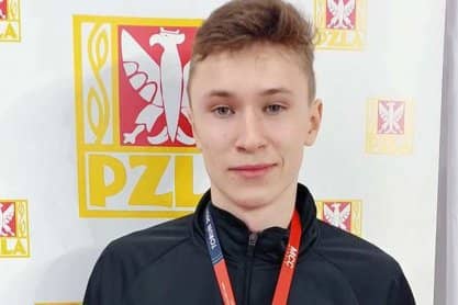 Lekkoatletyczne Halowe Mistrzostwa Polski juniorów w Toruniu. Złoty medal Michała Zielenia