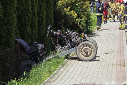 Lubatówka. Wypadek z udziałem ciągnika rolniczego
