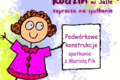 Miejska Biblioteka Publiczna w Jaśle. Spotkanie on-line z Mariolą Fik