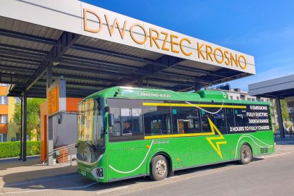 MKS Krosno testuje elektryczny autobus King Long 