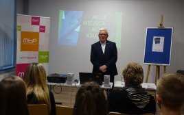 Naukowiec i poeta –  dr Ryszard Oleszkowicz w jasielskiej bibliotece