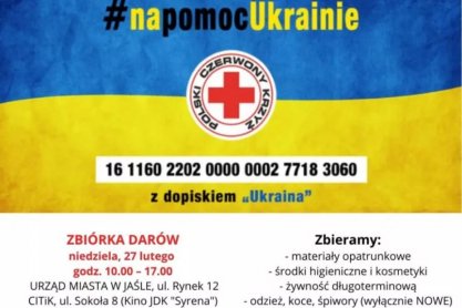Zbiórka w Jaśle na pomoc Ukrainie [AKTUALIZACJA]