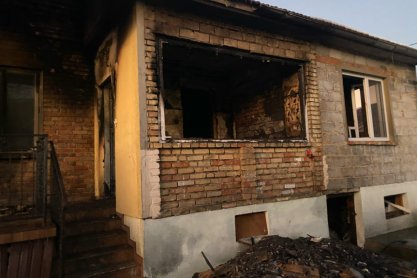 Nocny pożar zabrał wszystko. Trwa zbiórka na odbudowę domu