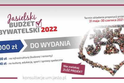 Nowa edycja Jasielskiego Budżetu Obywatelskiego. Czeka 500 tysięcy złotych