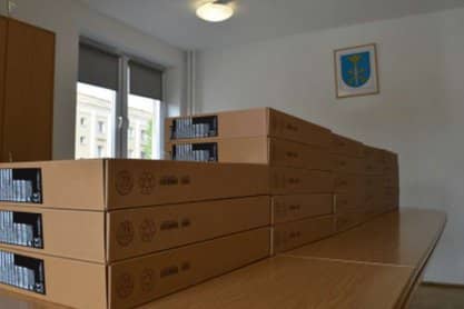 Nowe komputery dla szkół w gminie Jasło