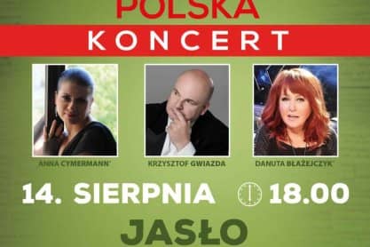 Park Miejski w Jaśle. Koncert "Mój dom Polska"