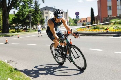 Piąte miejsce dla policjanta z Jasła podczas "Susz Triathlon 2022"