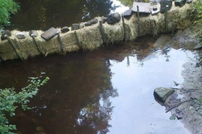 Pierwsze wyniki badań wód po pożarze w Merkury Market w Krośnie
