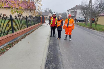 Pierwszy betonowy chodnik w powiecie jasielskim