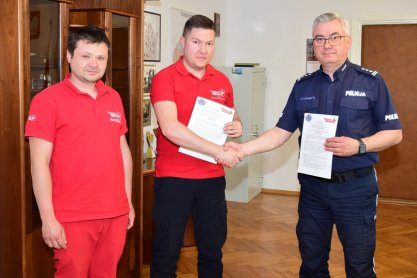 Policja i Grupa Ratowniczo-Poszukiwawcza "Legion Gerarda" podpisali porozumienie