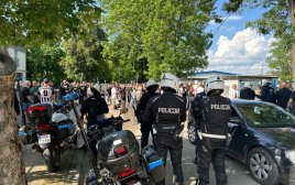 Policyjne zabezpieczali mecz Czarni Jasło – Karpaty Krosno
