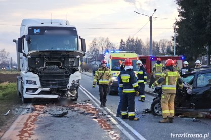 Poważny wypadek w Przybówce