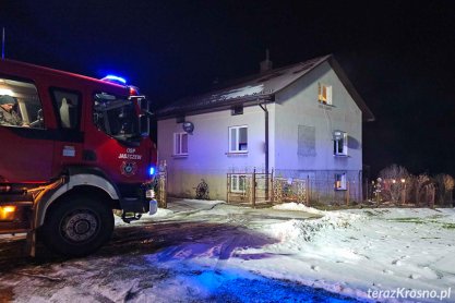 Pożar poddasza budynku mieszkalnego w Potoku