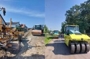 Prace drogowe w gminie Dębowiec