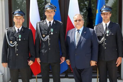 Prezydent RP nadał odznaczenia państwowe strażakom z powiatu jasielskiego